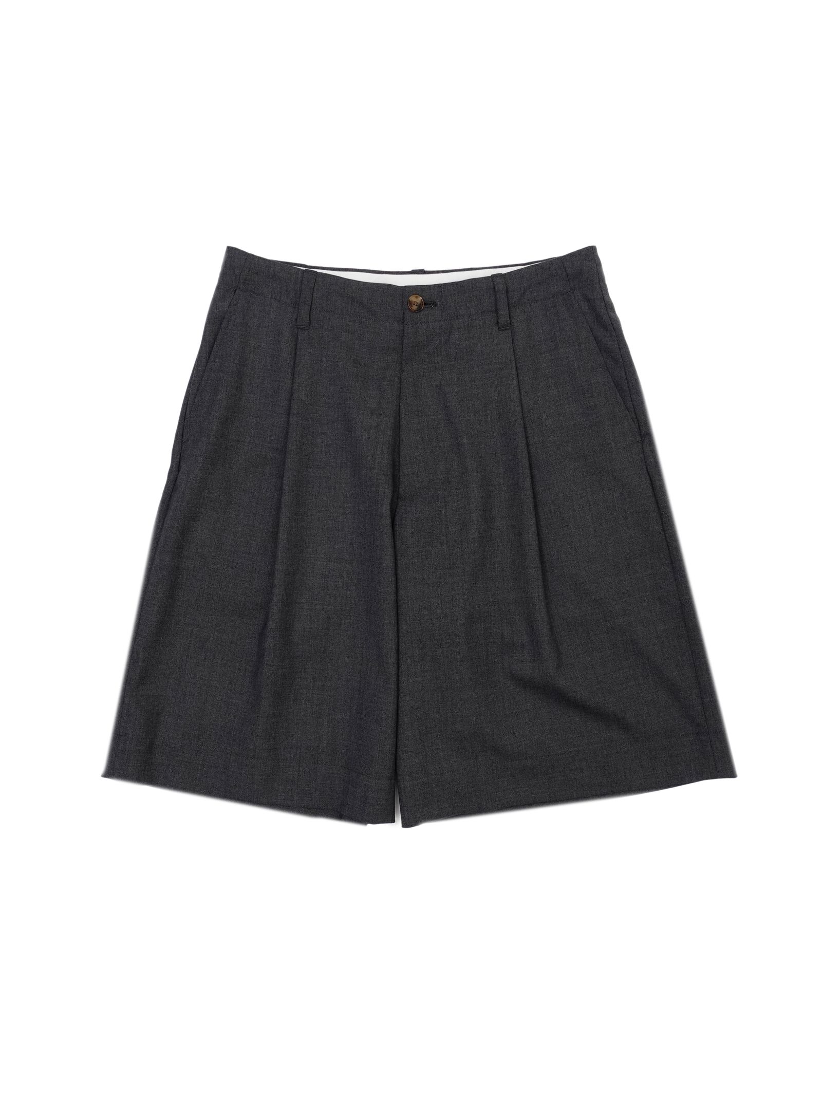WOOL SHORTS（GRAY）