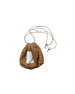 SUEDE CHINCH BAG(BEIGE)