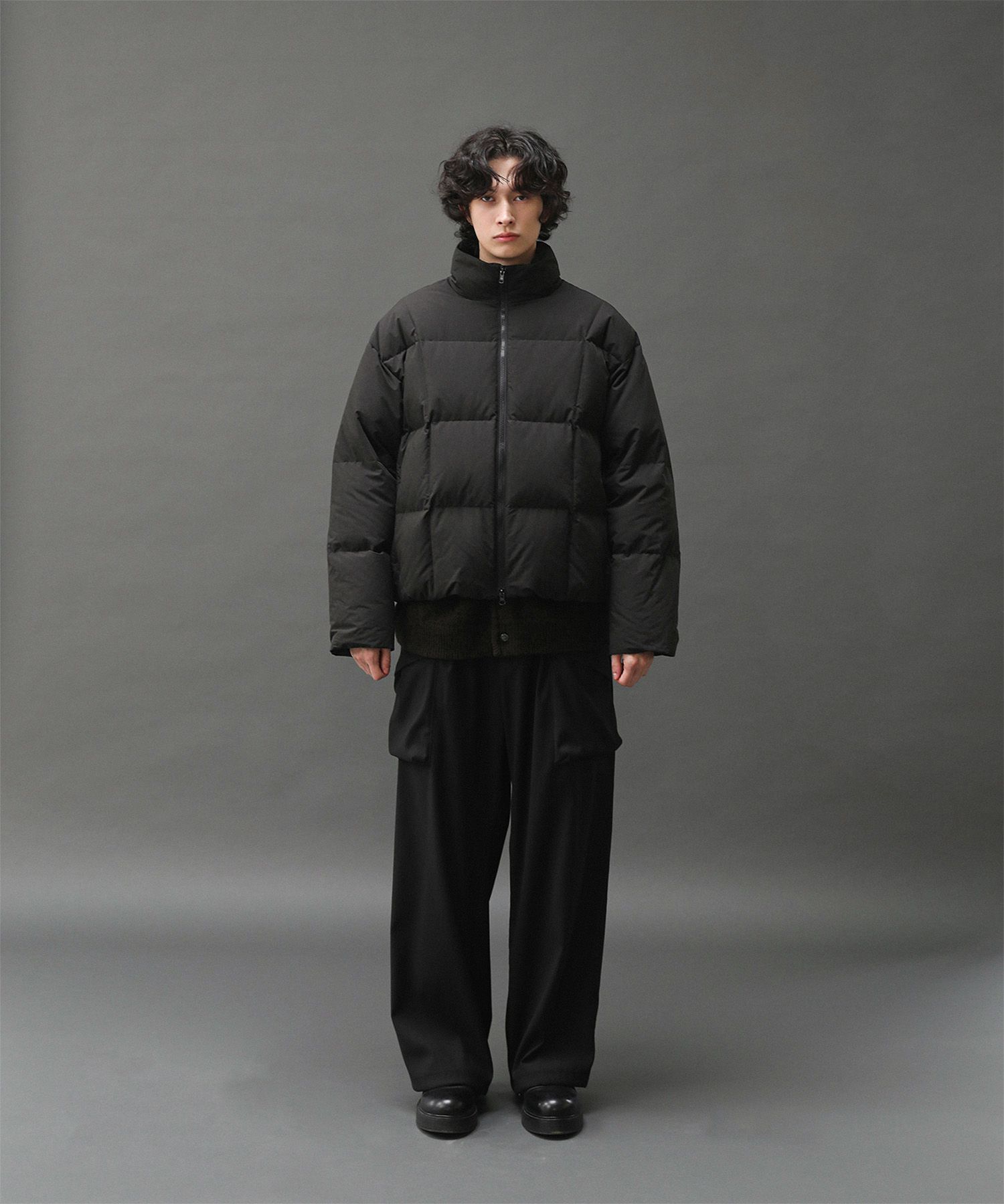 Cloudy Balloon Down Puffer Jacket（Black）