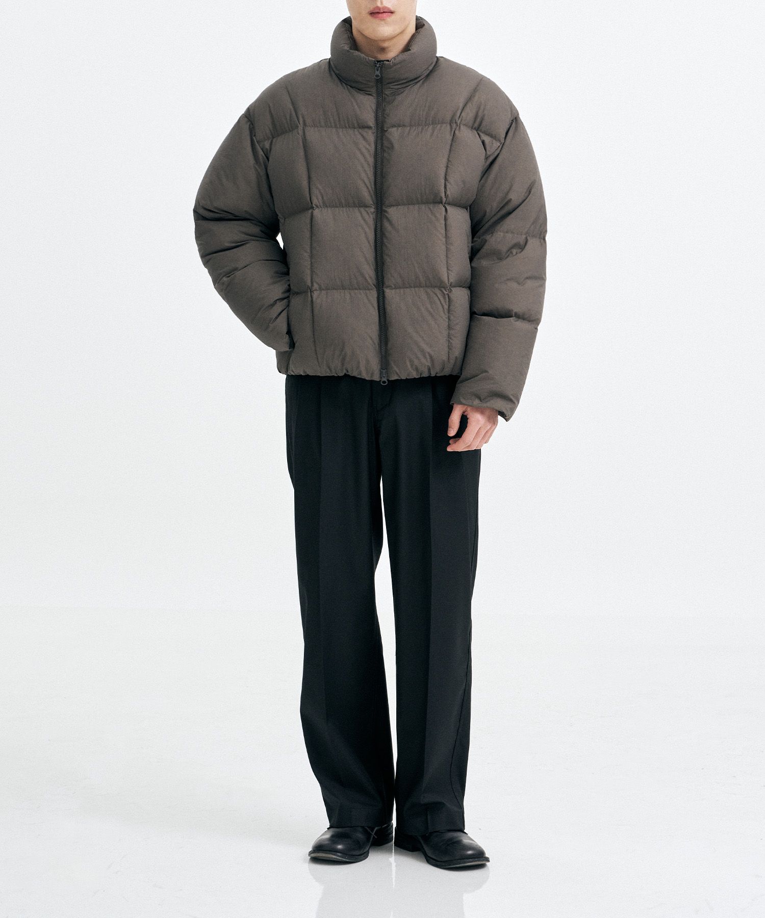 Cloudy Balloon Down Puffer Jacket（Brown）
