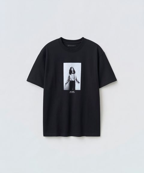 PATTI SMITH PHOTO TEE by KEVIN CUMMINS（BLACK）