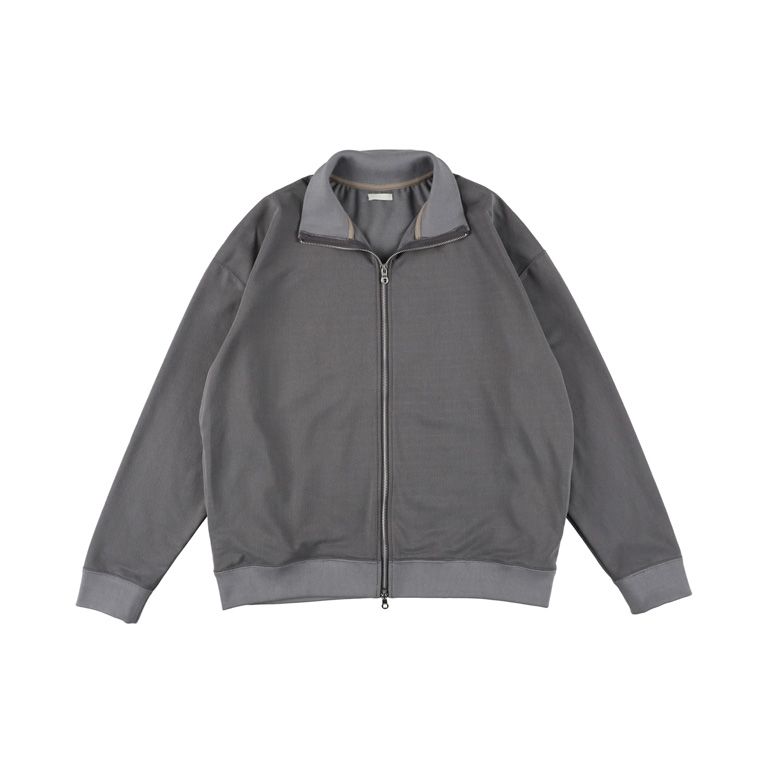28G Cupro Zip Sweat（CHARCOAL）