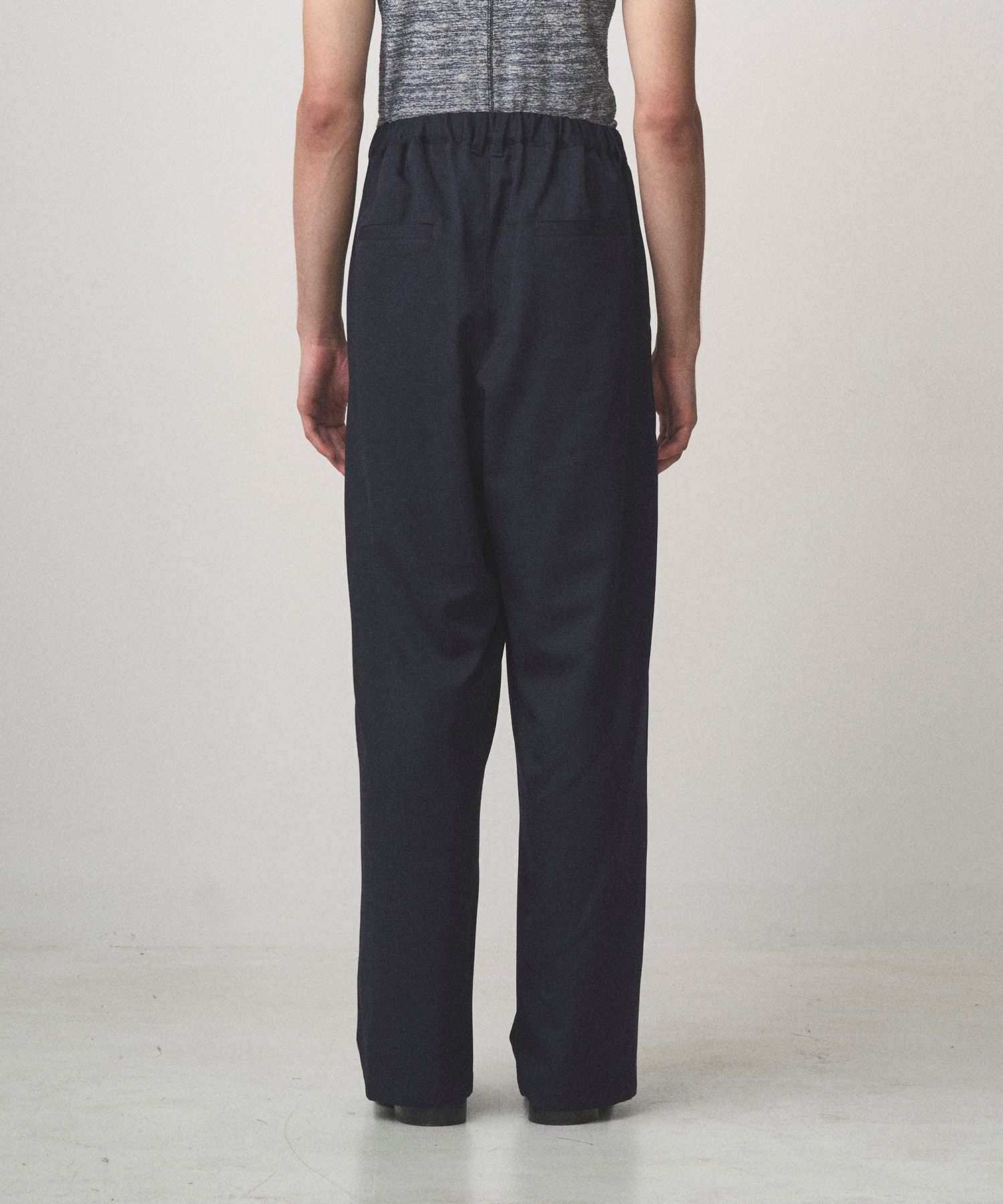 EXTREME WIDE PINSTRIPE PANTS（NAVY）