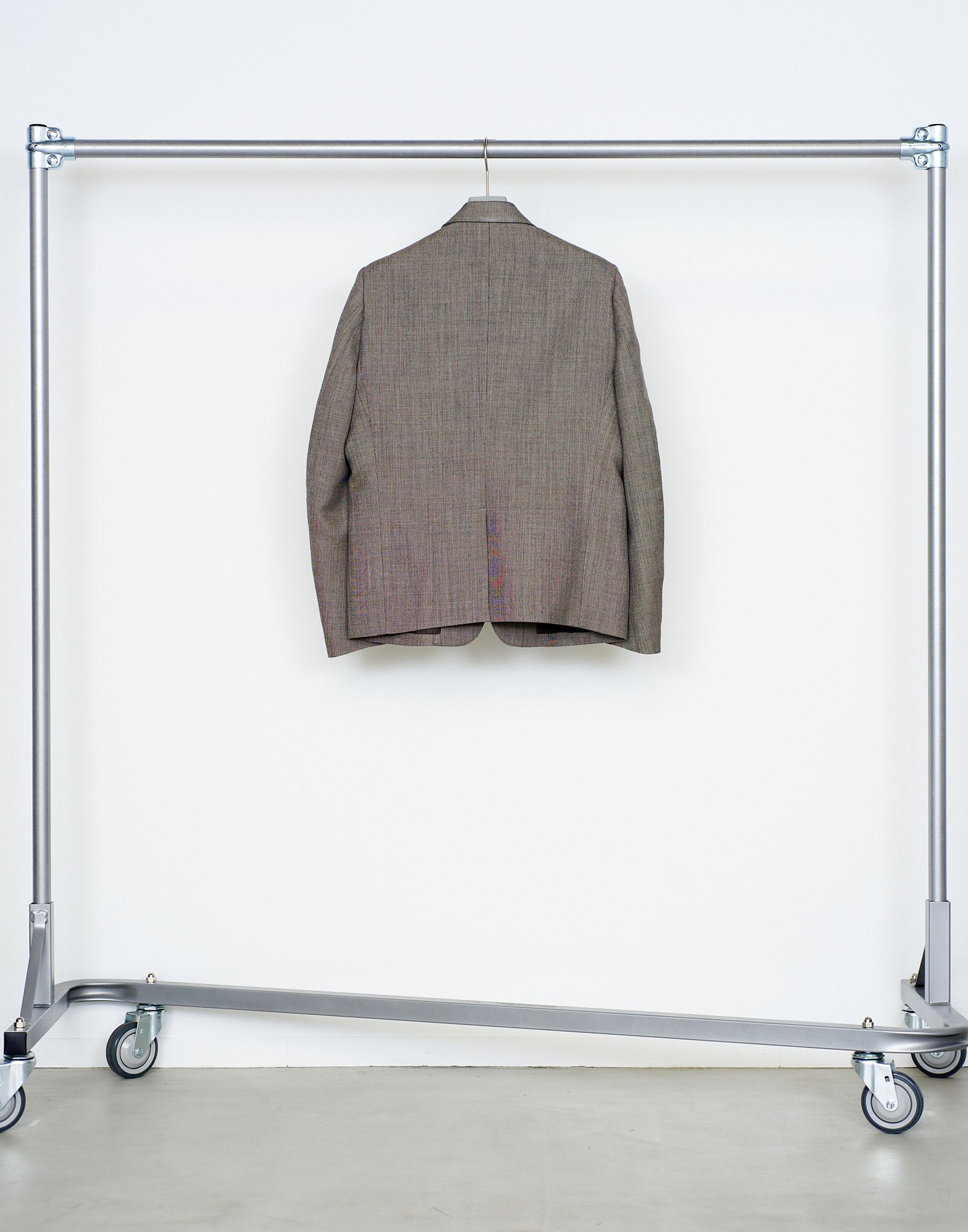 SINGLE BREASTED 2B BLAZER（TAUPE MELANGE）