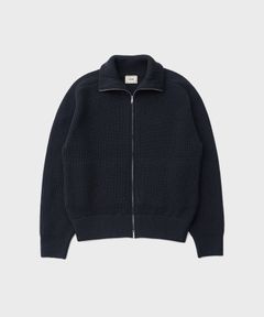 Driving Knit Blouson（Dark Navy）