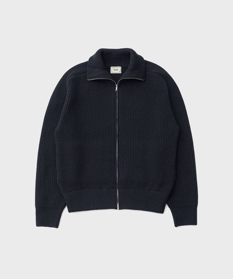 Driving Knit Blouson（Dark Navy）