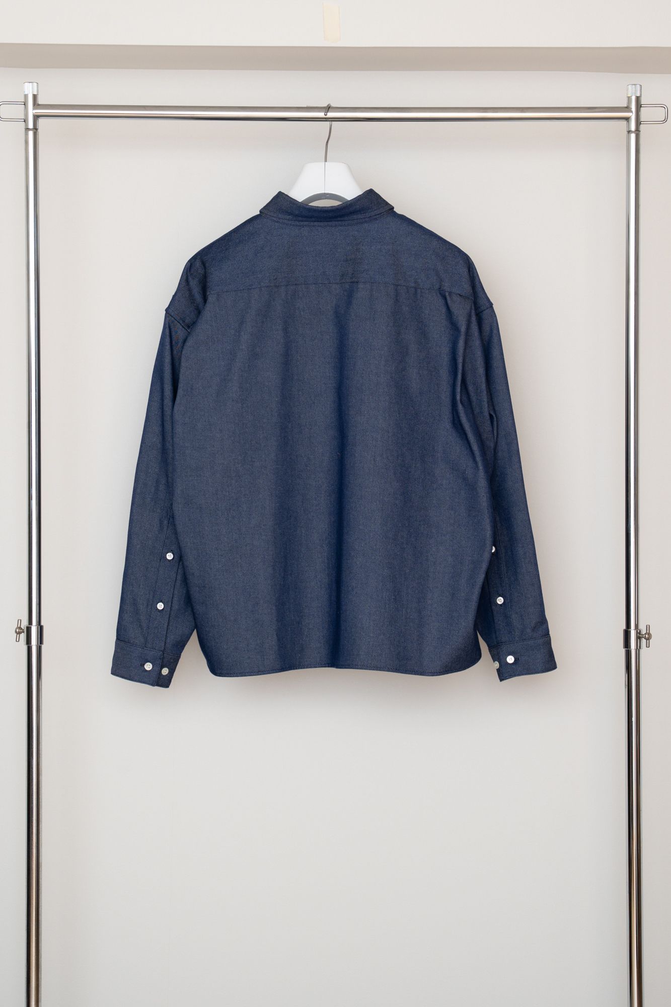 CROPPED POCKET SHIRT（INDIGO）
