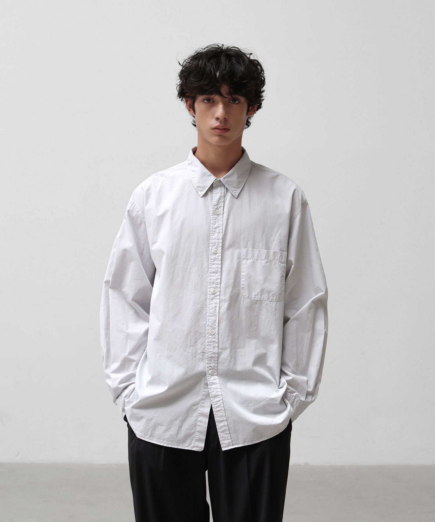 Bold Garment Shirt（DOVE GRAY）