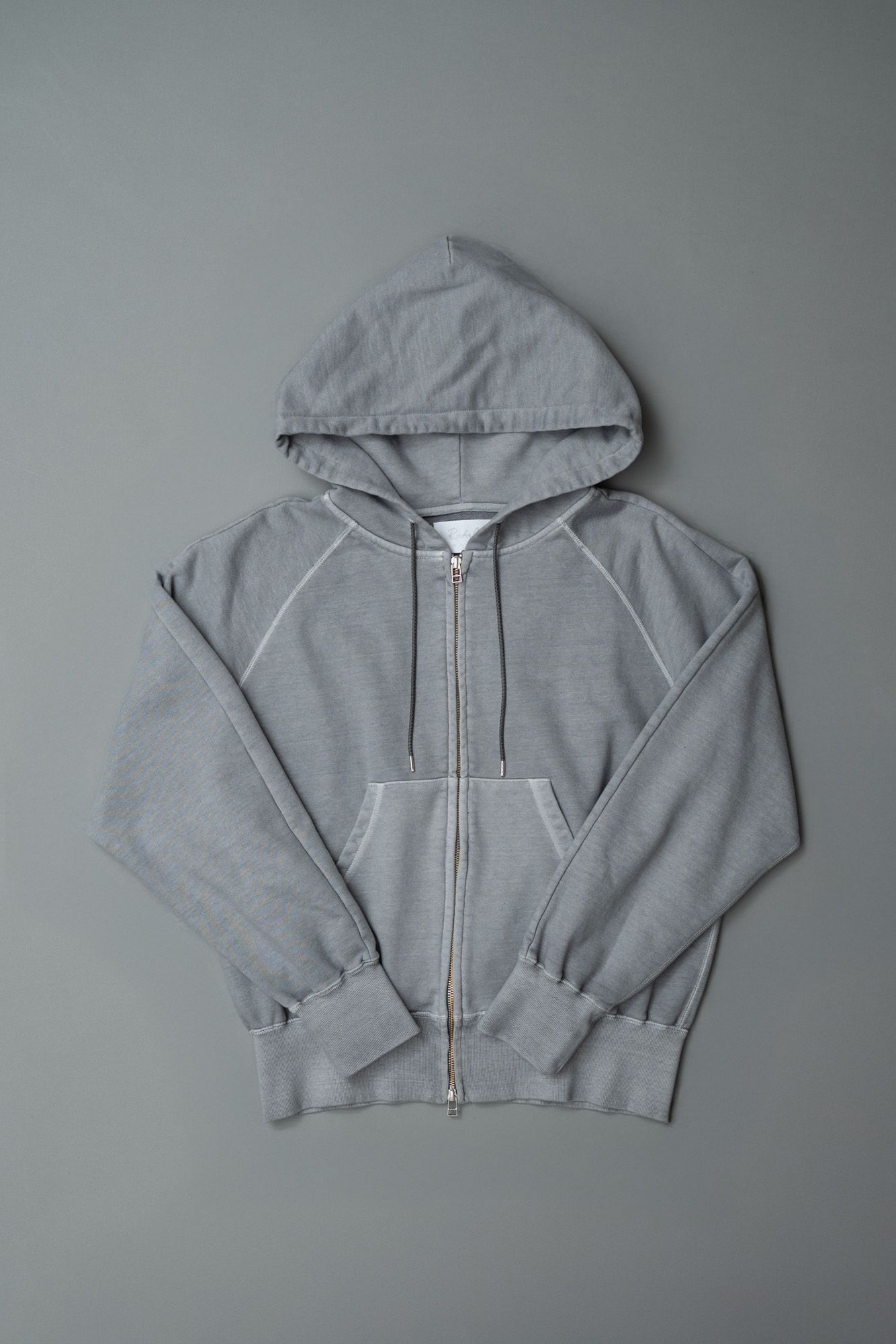 ZIP SWEAT HOODY（BLACK）