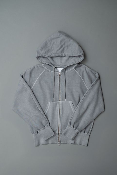 ZIP SWEAT HOODY（BLACK）