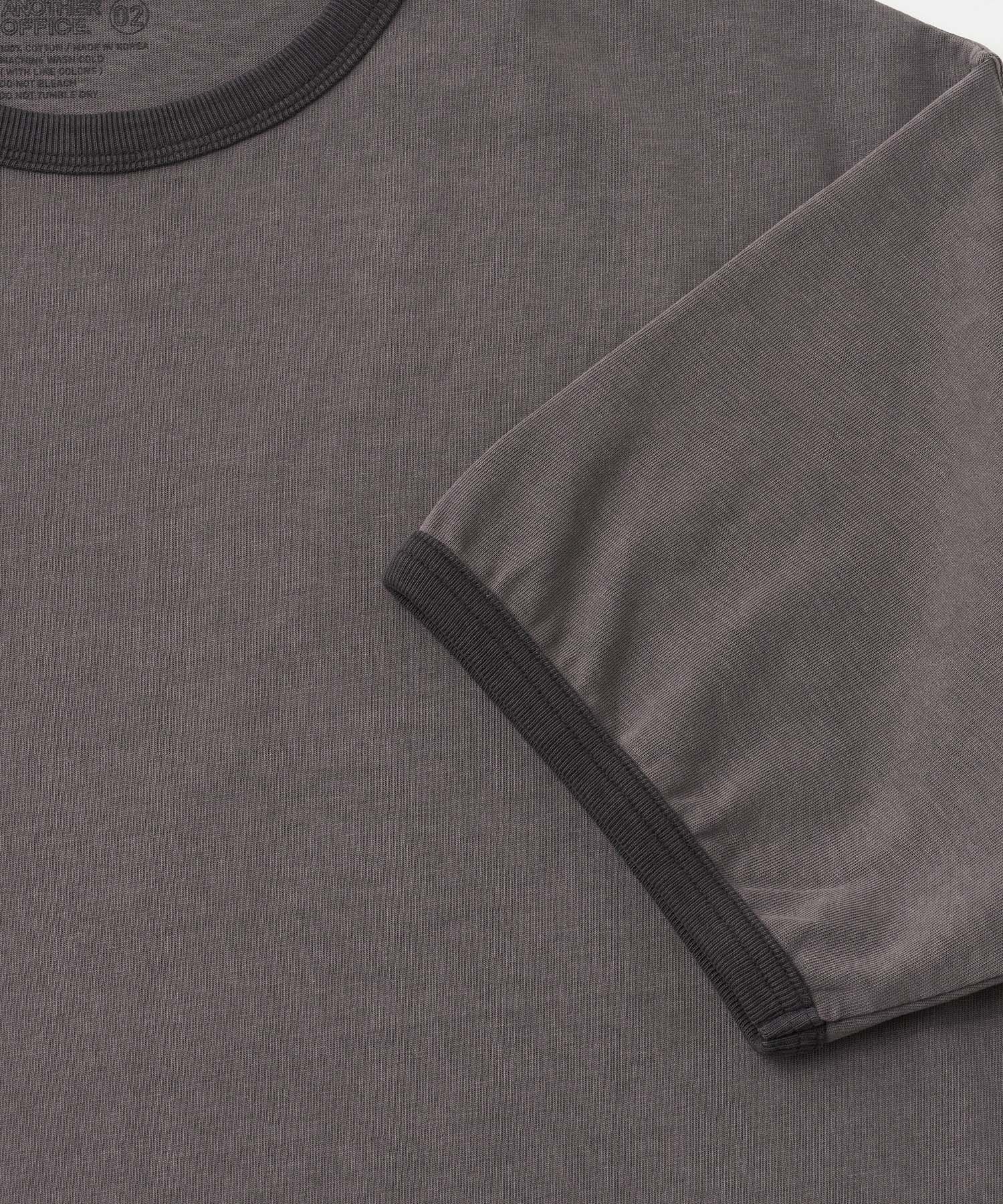 Homeboy Garment Ringer Tee（CHARCOAL BROWN）
