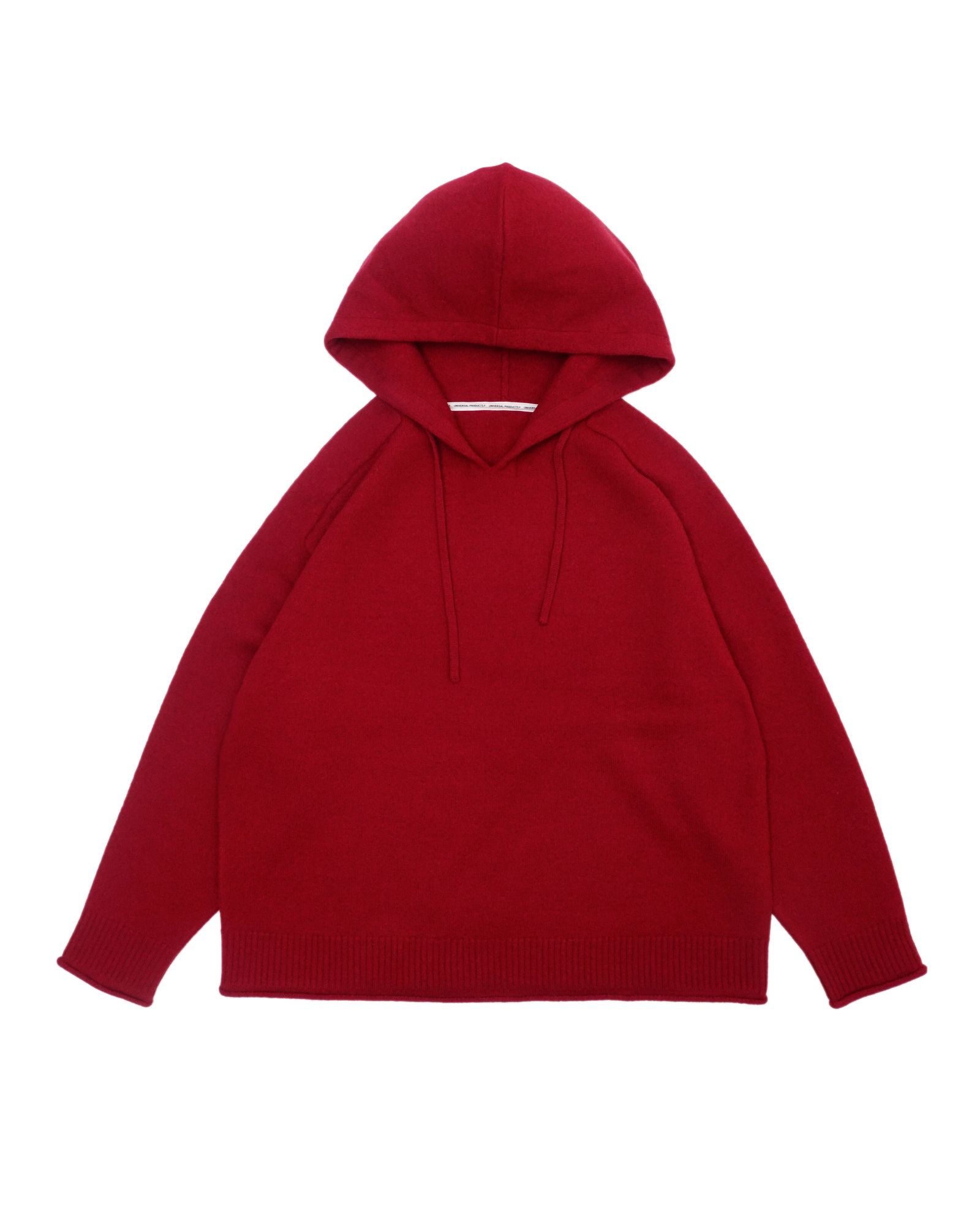FELTED MERINO WOOL FOODIE KNIT（RED）