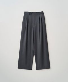 2TUCK WIDE EASY PANTS（GRAY）