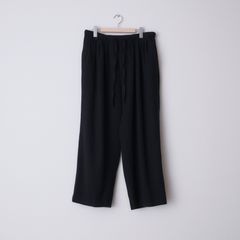 CASHMERE WIDE PANTS（BLACK）