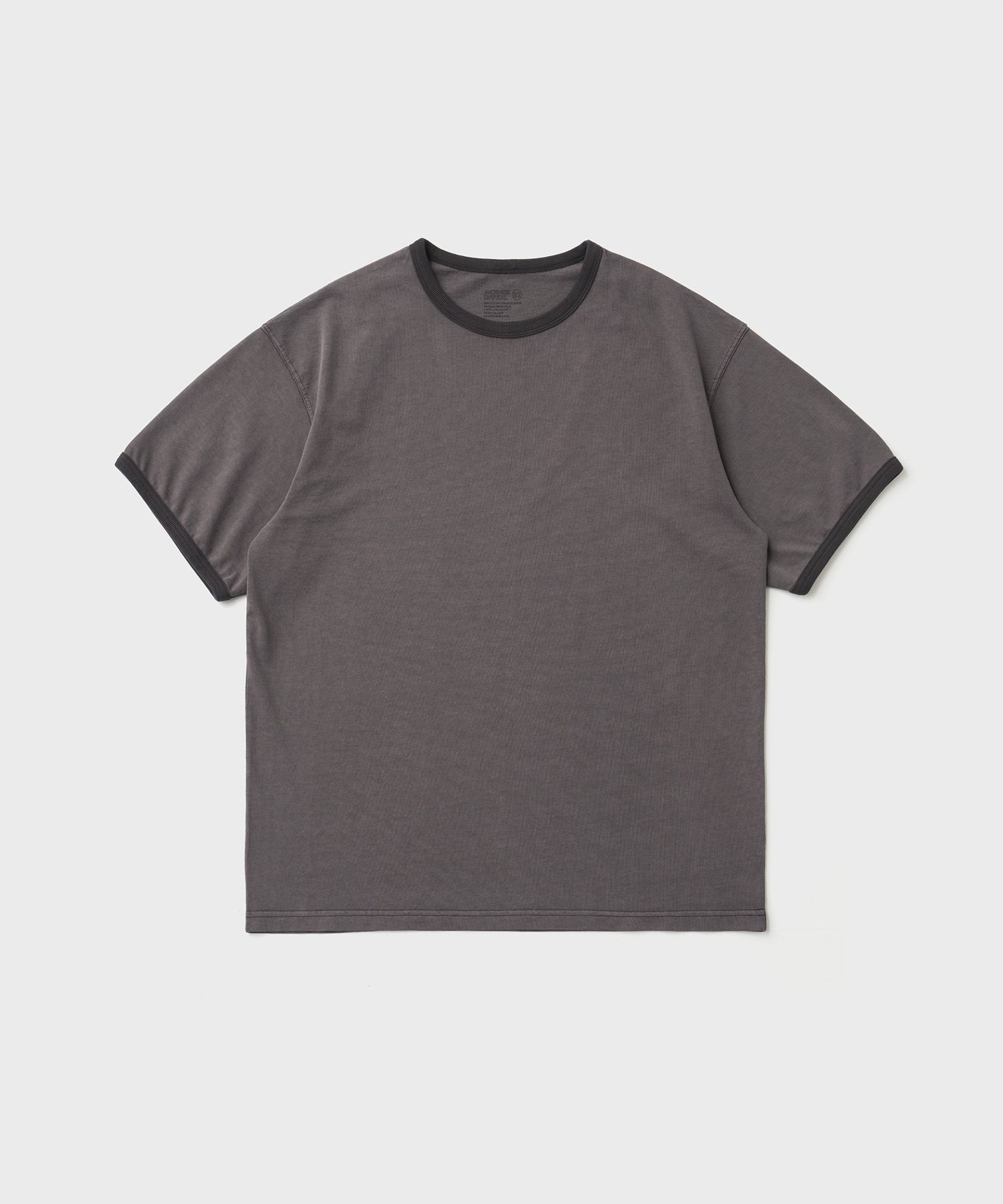 Homeboy Garment Ringer Tee（CHARCOAL BROWN）