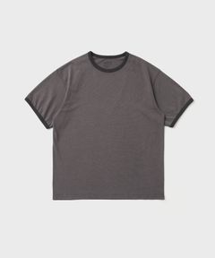 Homeboy Garment Ringer Tee（CHARCOAL BROWN）