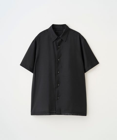 SHEER LIGHT S/S SHIRT（BLACK）