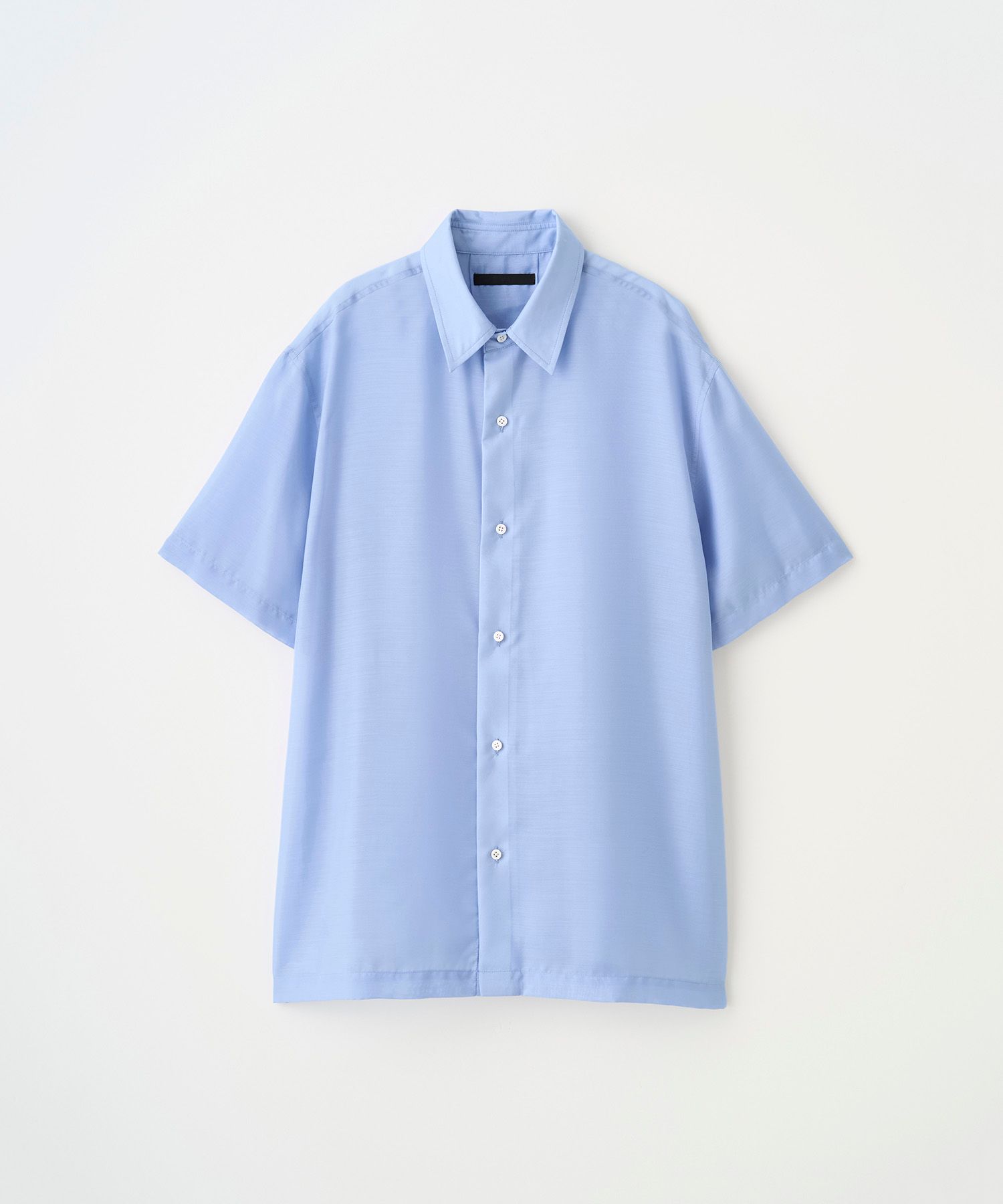 juha - SHEER LIGHT S/S SHIRT（SAX） | niki