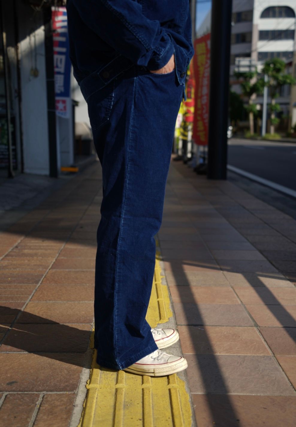 INDIGO BOOTCUT 5P PANTS （INDIGO)