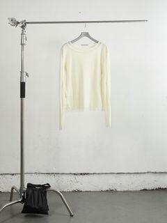 DOUBLE LAYERED LONG SLEEVE T SHIRT（WHITE）