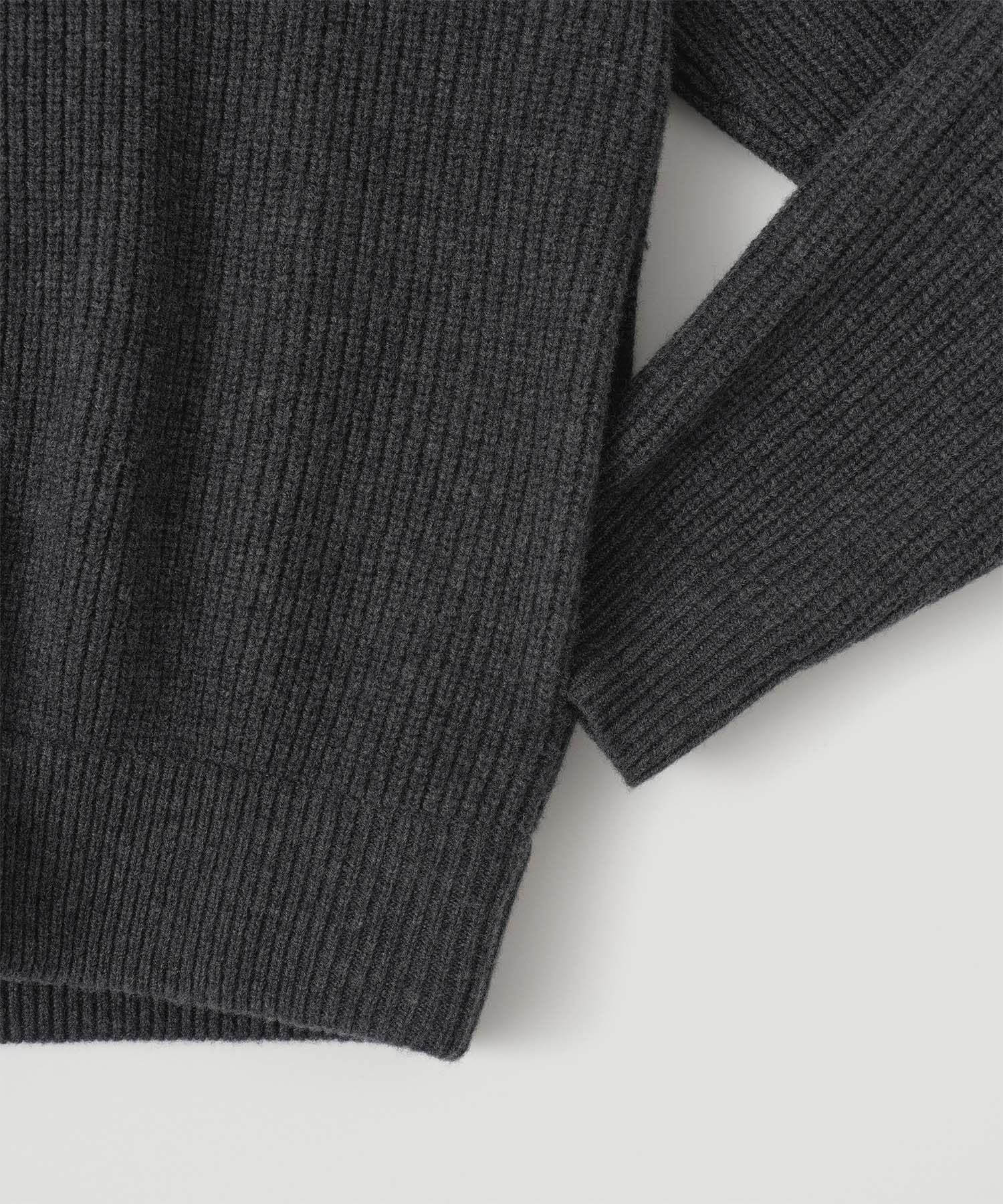 Driving Knit Blouson（HEATHER GRAY）