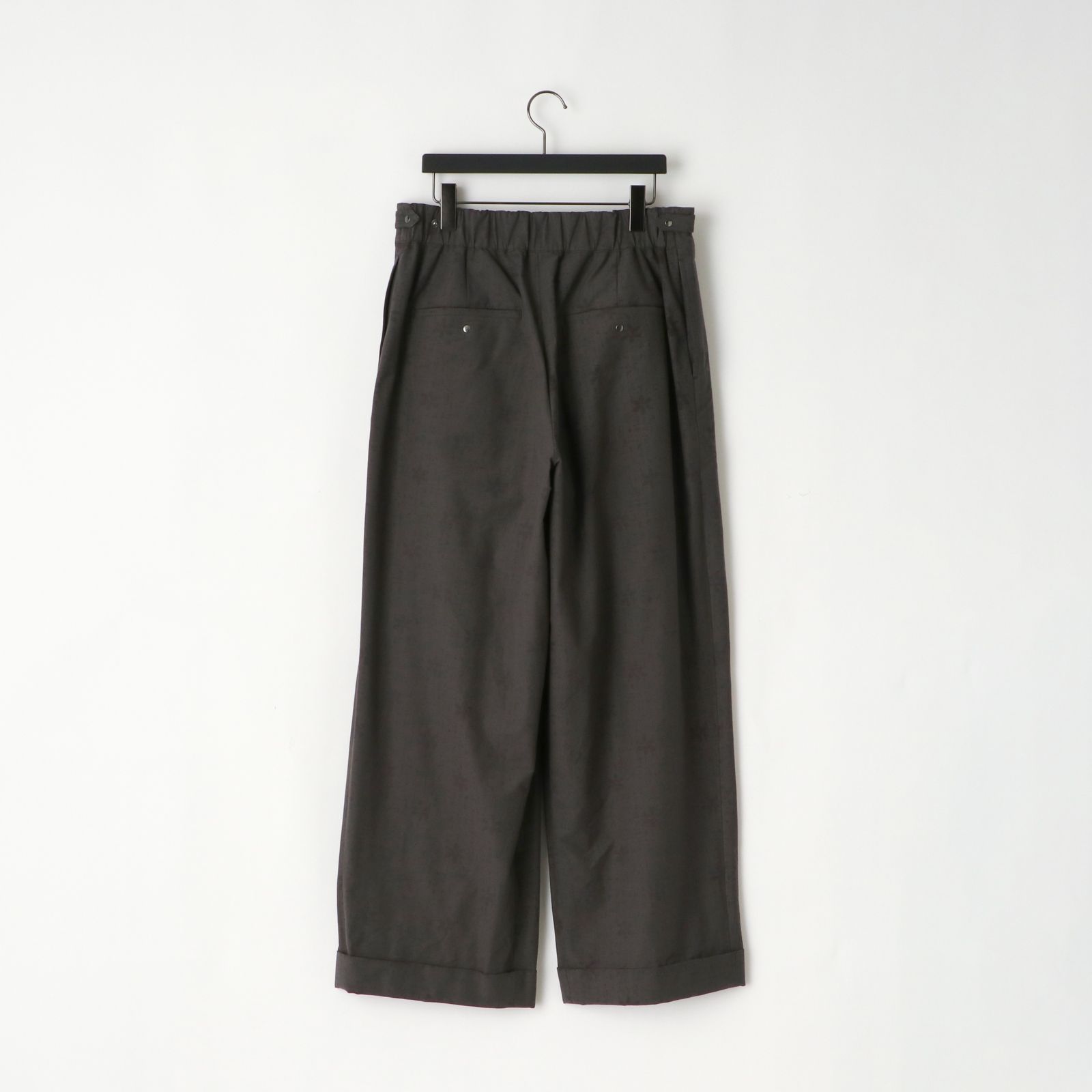 46G Opal Print Gurkha Pants（CHARCOAL PRINT）