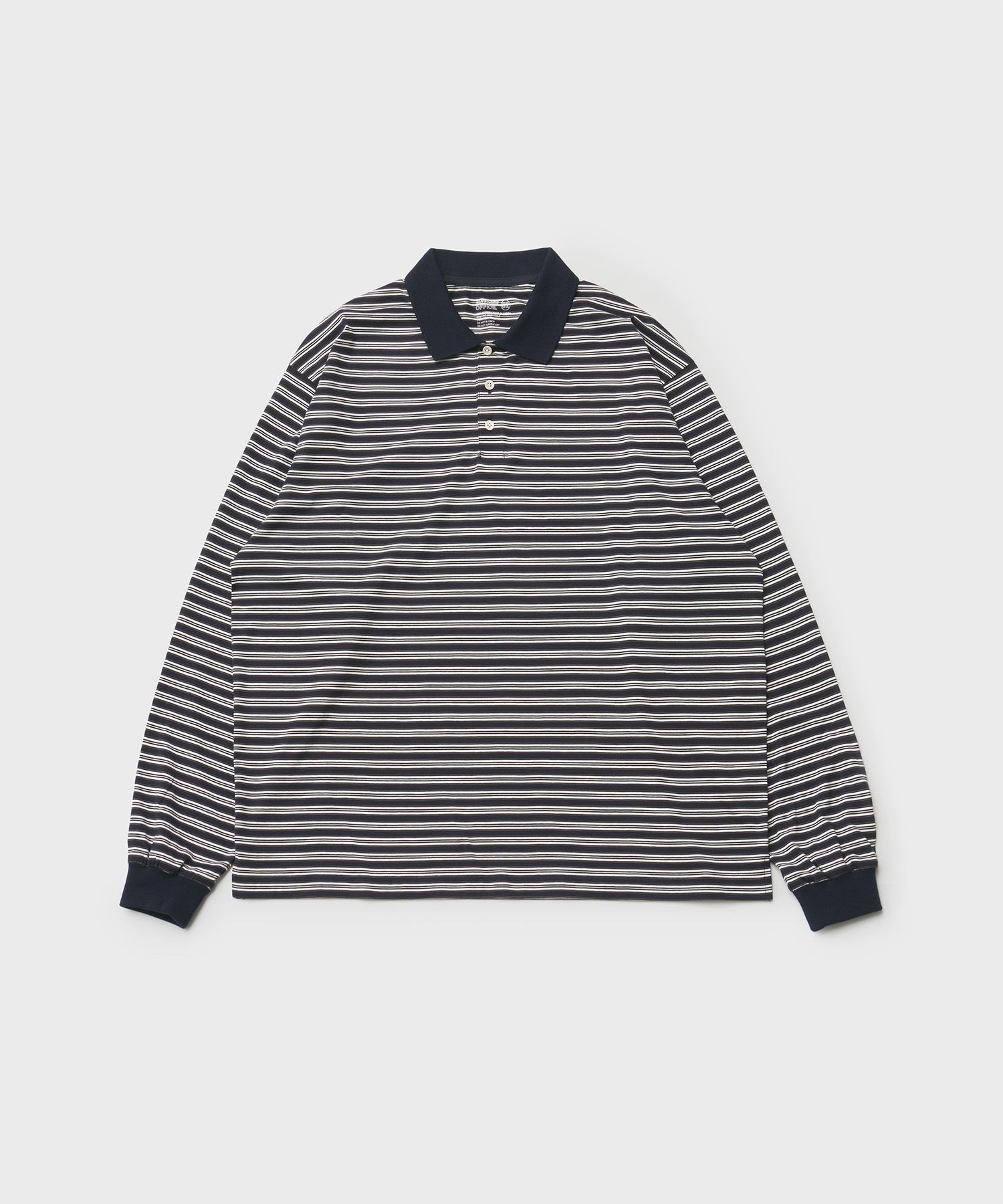 Brief Stripe Rugby TEE(NAVY)