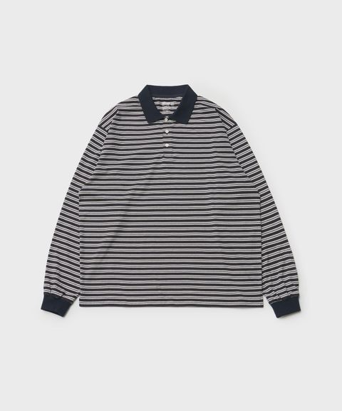 Brief Stripe Rugby TEE(NAVY)