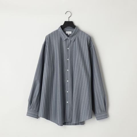 46G Atmosphere Stripe Shirt / ストライプシャツ / BLUE