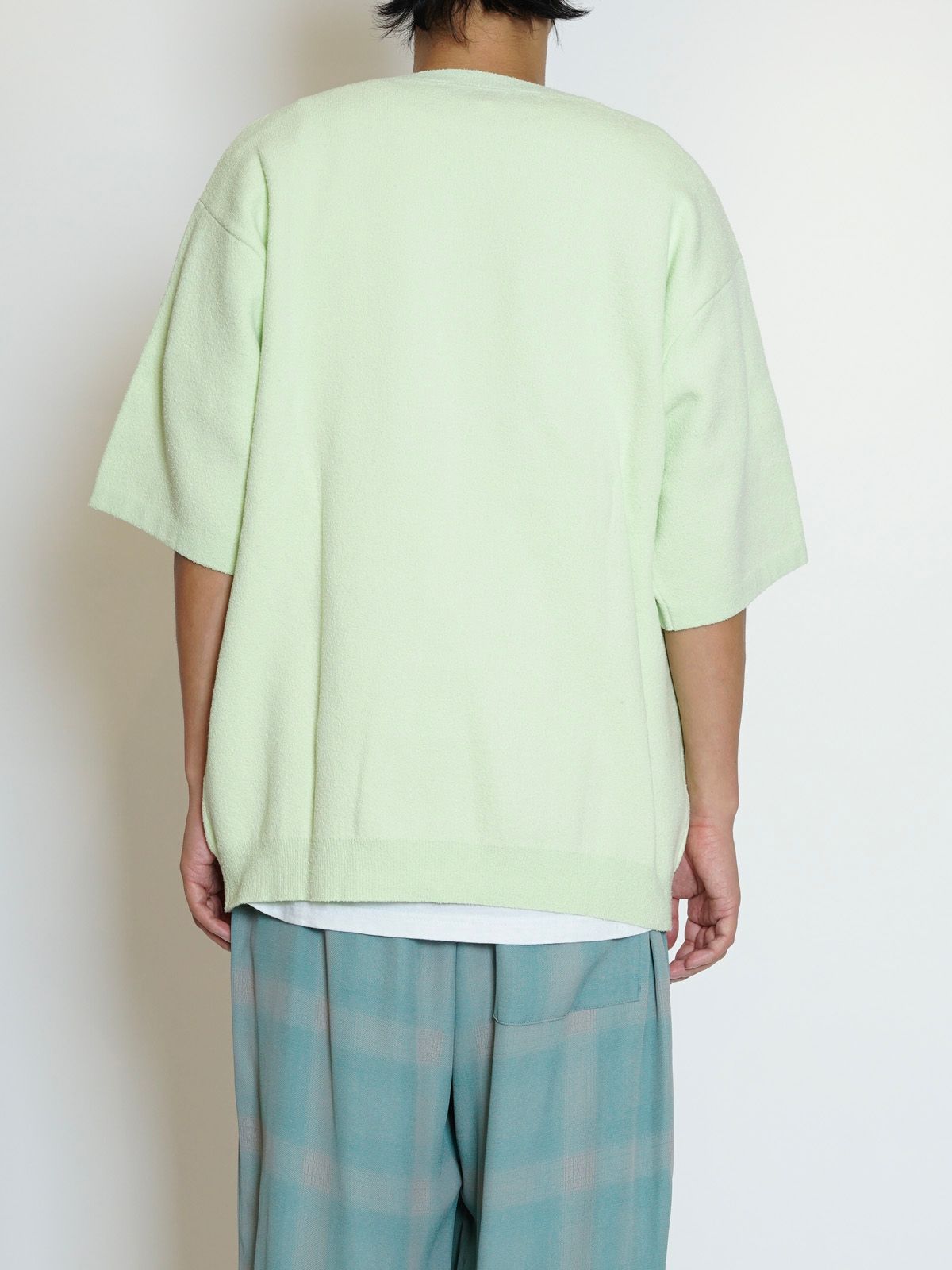 S/S KNIT PULLOVER（LIME）