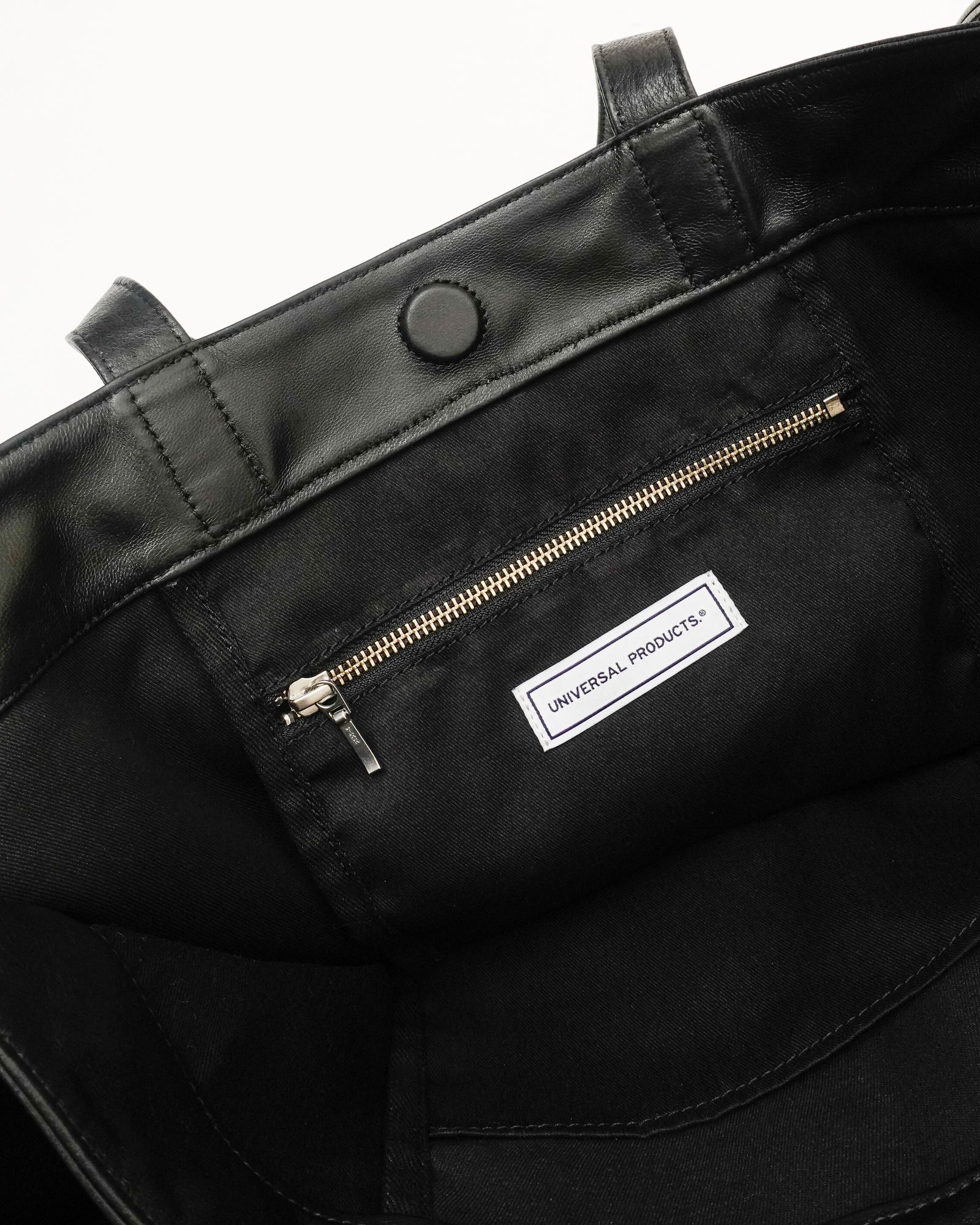 LEATHER BAG / ショルダートートバッグ / BLACK