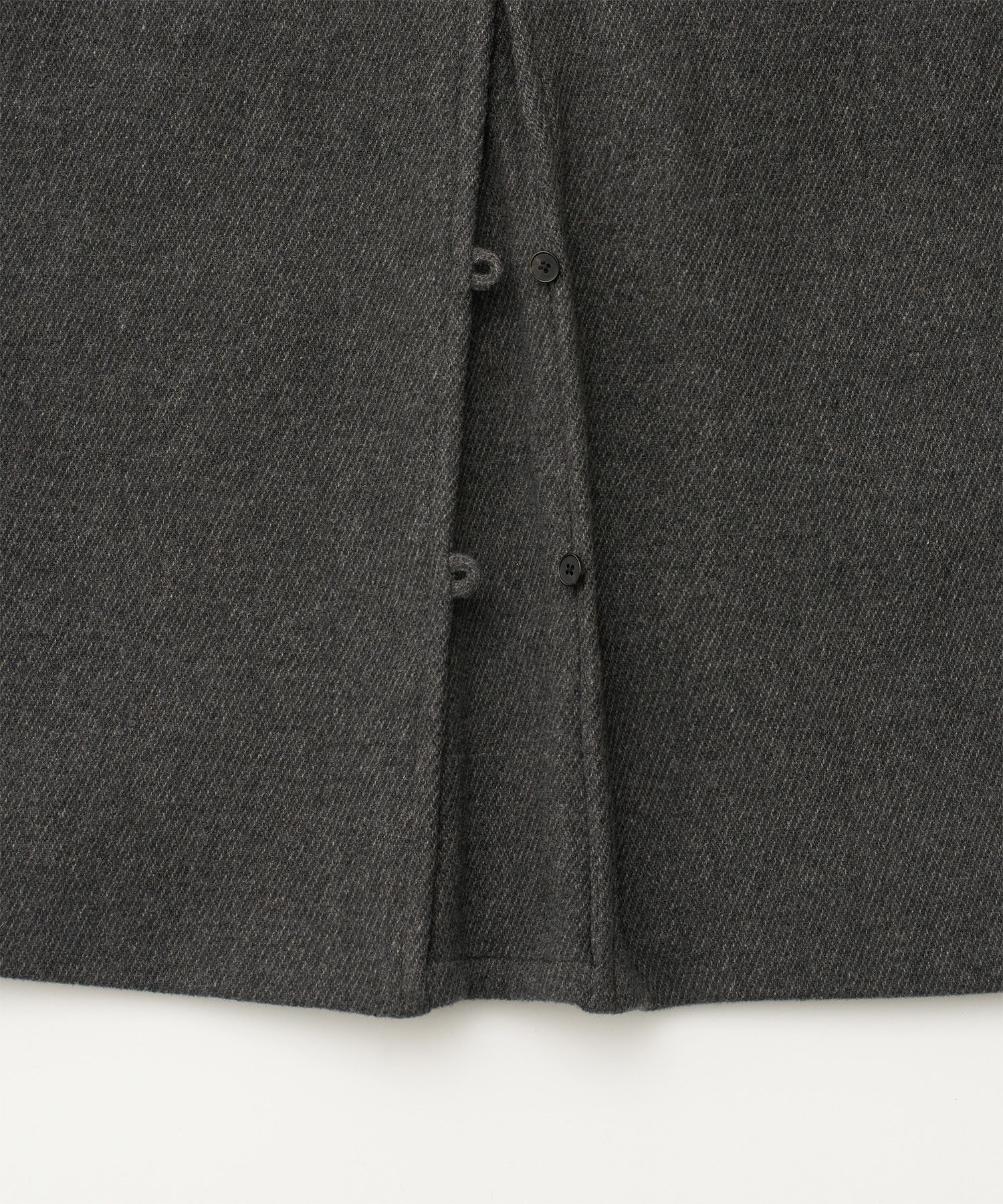 Torre Italian Wool Belted Coat（Charcoal）