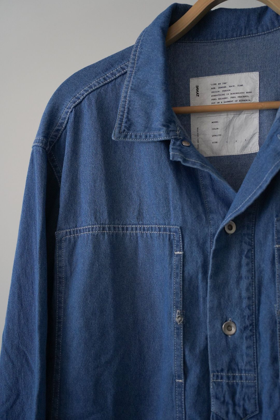 M35 DENIM SHIRT JACKET（L .BLUE）