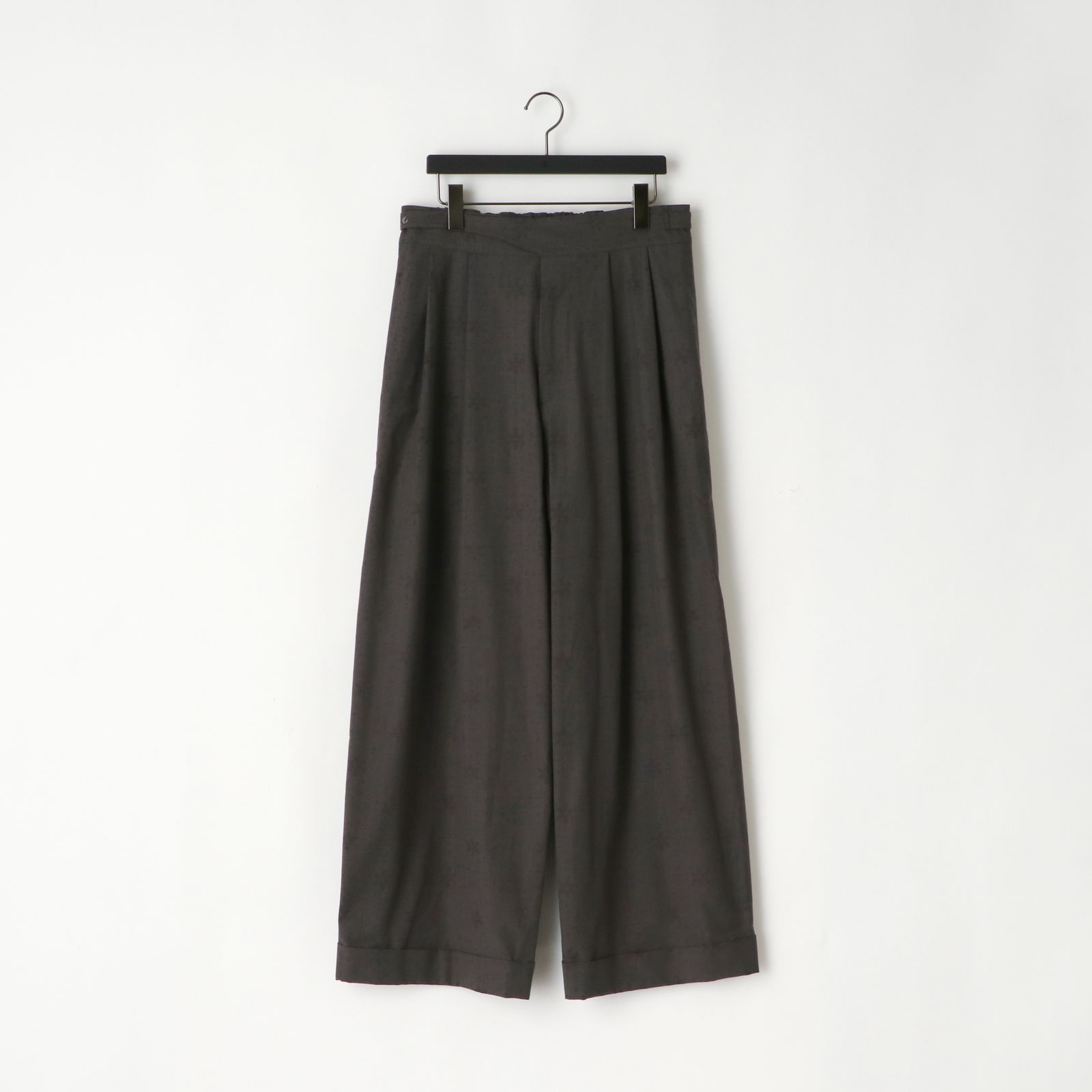 46G Opal Print Gurkha Pants（CHARCOAL PRINT）