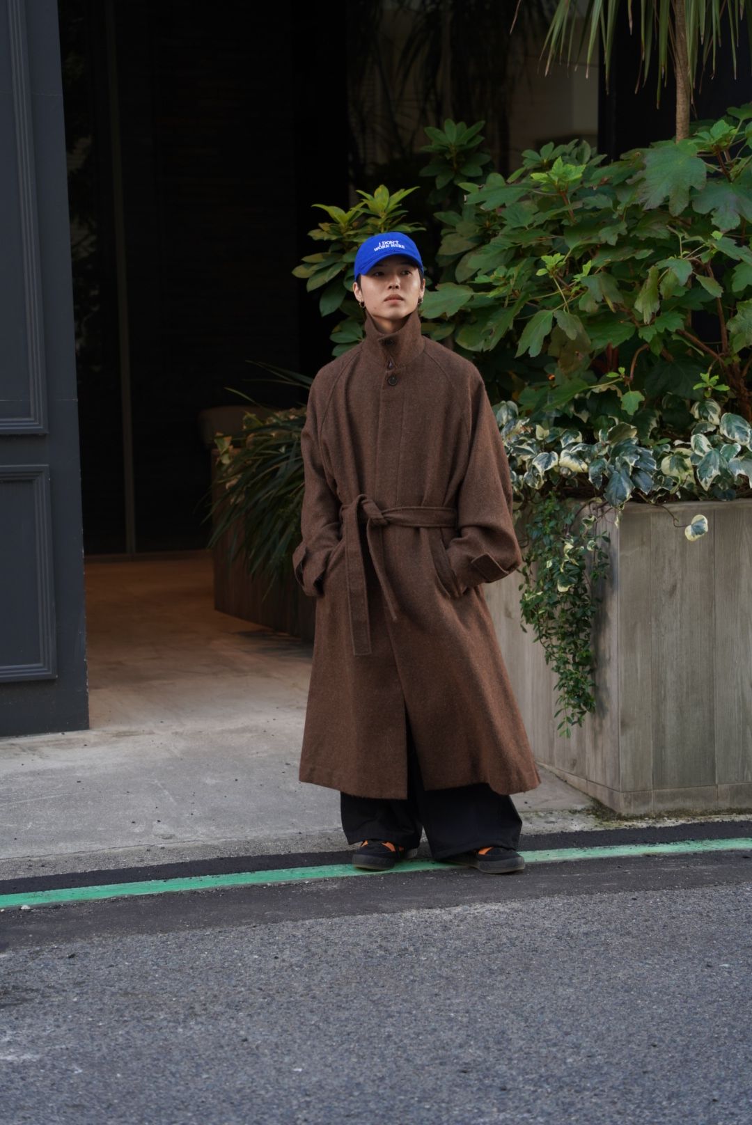 ALPACA OVERSIZE BALMACAN COAT（BROWN）