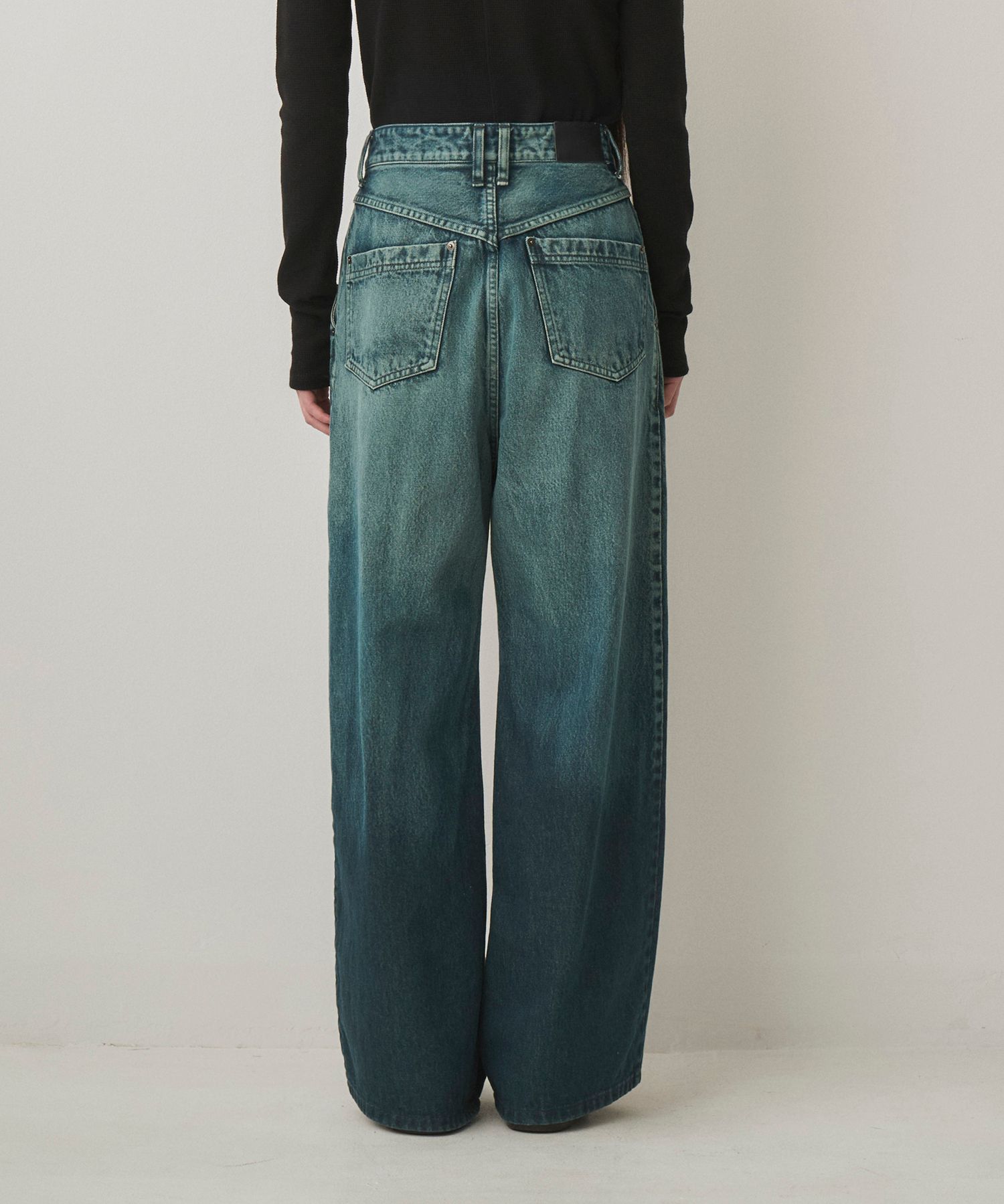GRADATION WIDE DENIM（STEEL BLUE）