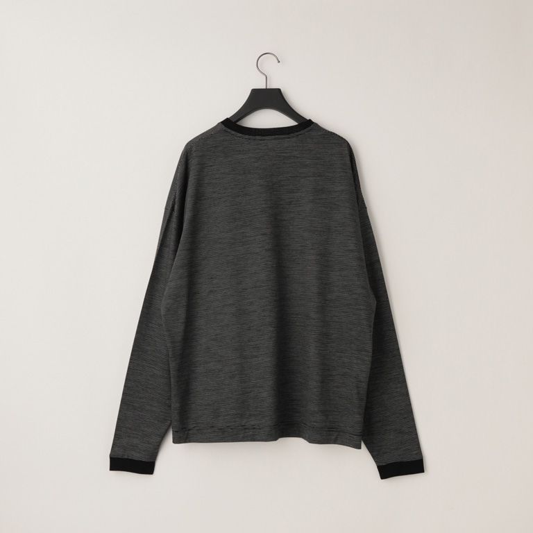 32G Wool LS Tee（BLACK）