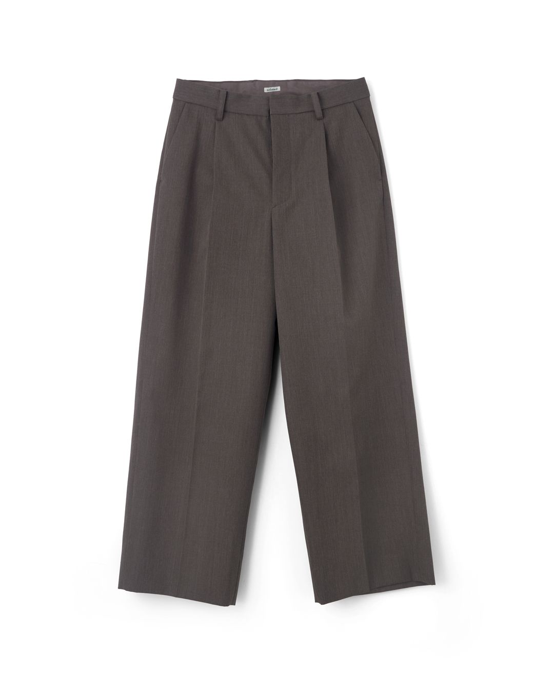 TARP WOOL SLACKS"GABA"（BROWN）