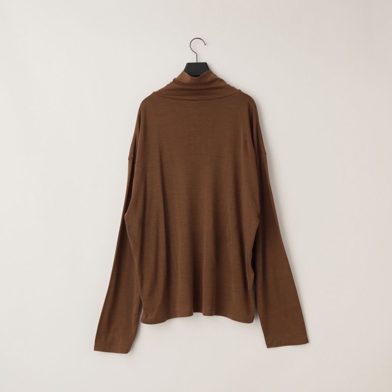 18G Wool Turtleneck（BROWN）