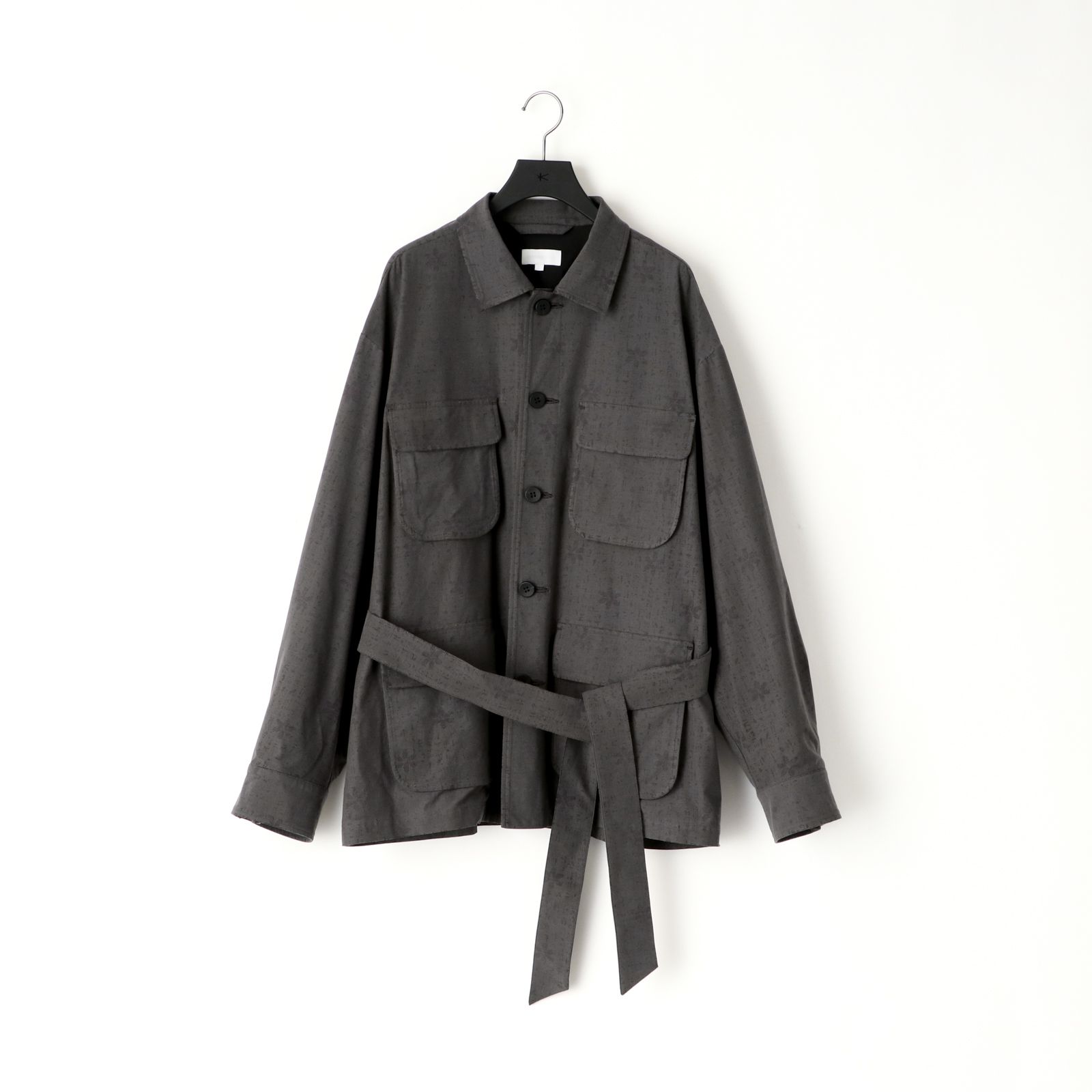 46G Opal Print Hunting Jacket（CHARCOAL PRINT）