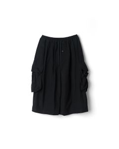 KINCHAKU" DUCK TRUNKS / ハーフパンツ(8分丈) / BLACK