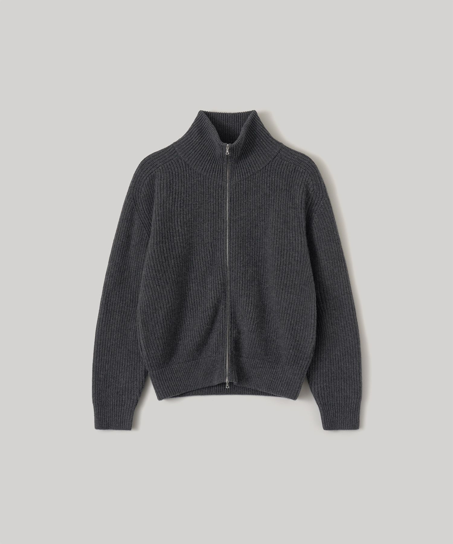 Driving Knit Blouson（HEATHER GRAY）