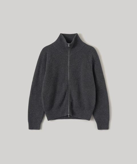 Driving Knit Blouson（HEATHER GRAY）