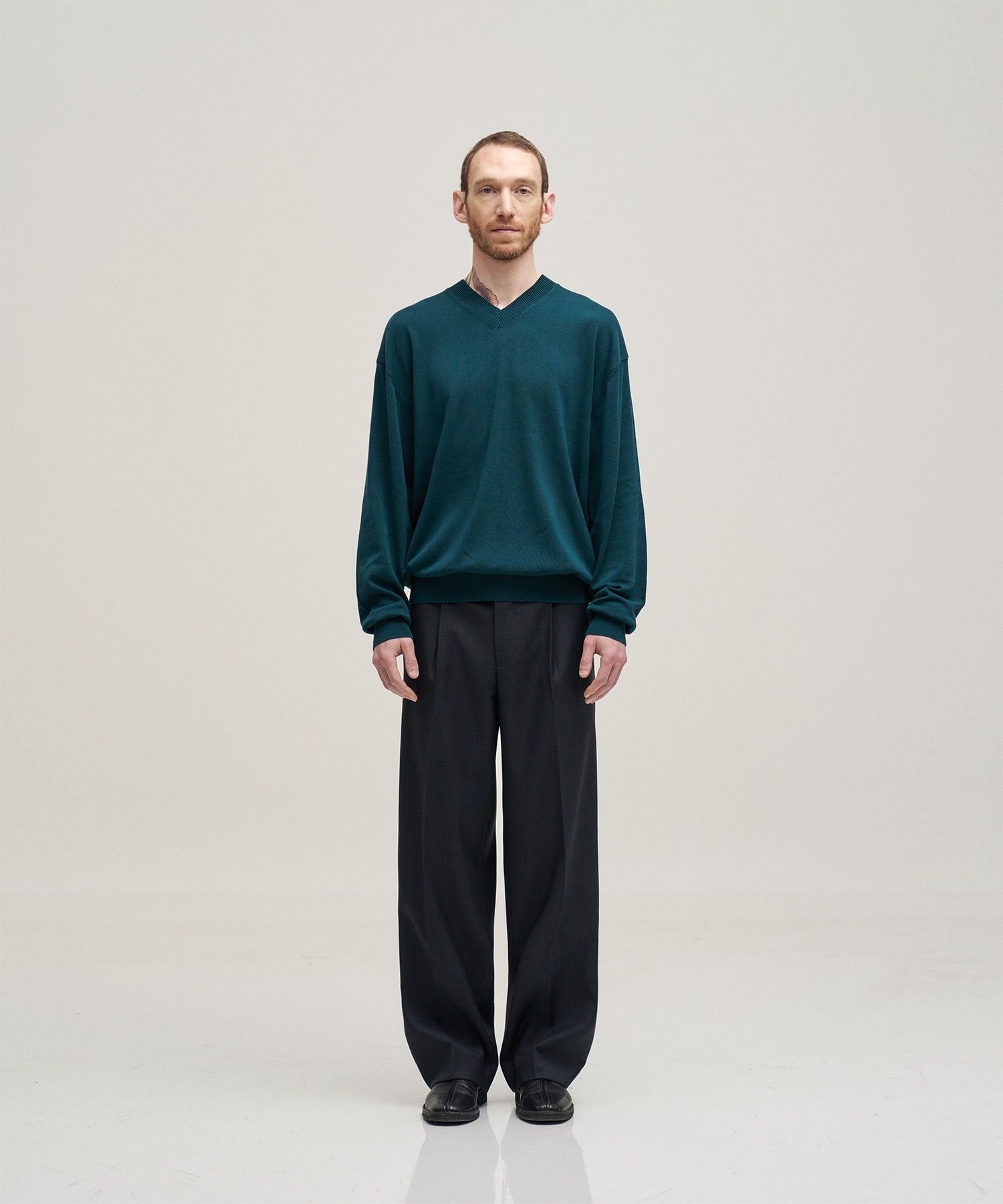 Legacy Wool Trouser（HEATHER CHARCOAL）