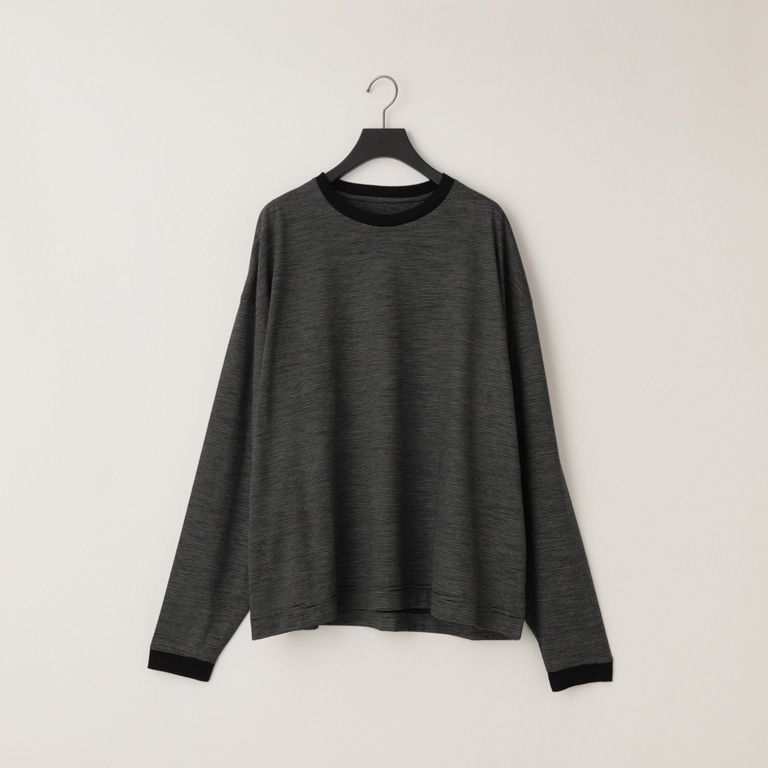 32G Wool LS Tee（BLACK）