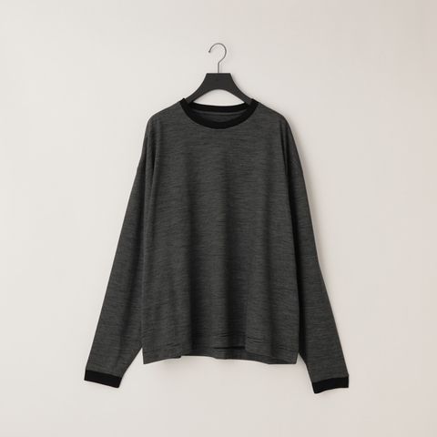 32G Wool LS Tee（BLACK）