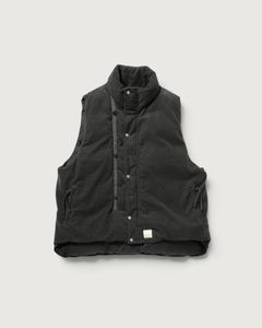 GARMENT DYED DOWN VEST（INK）