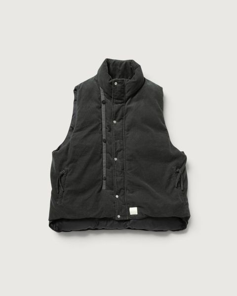 GARMENT DYED DOWN VEST（INK）