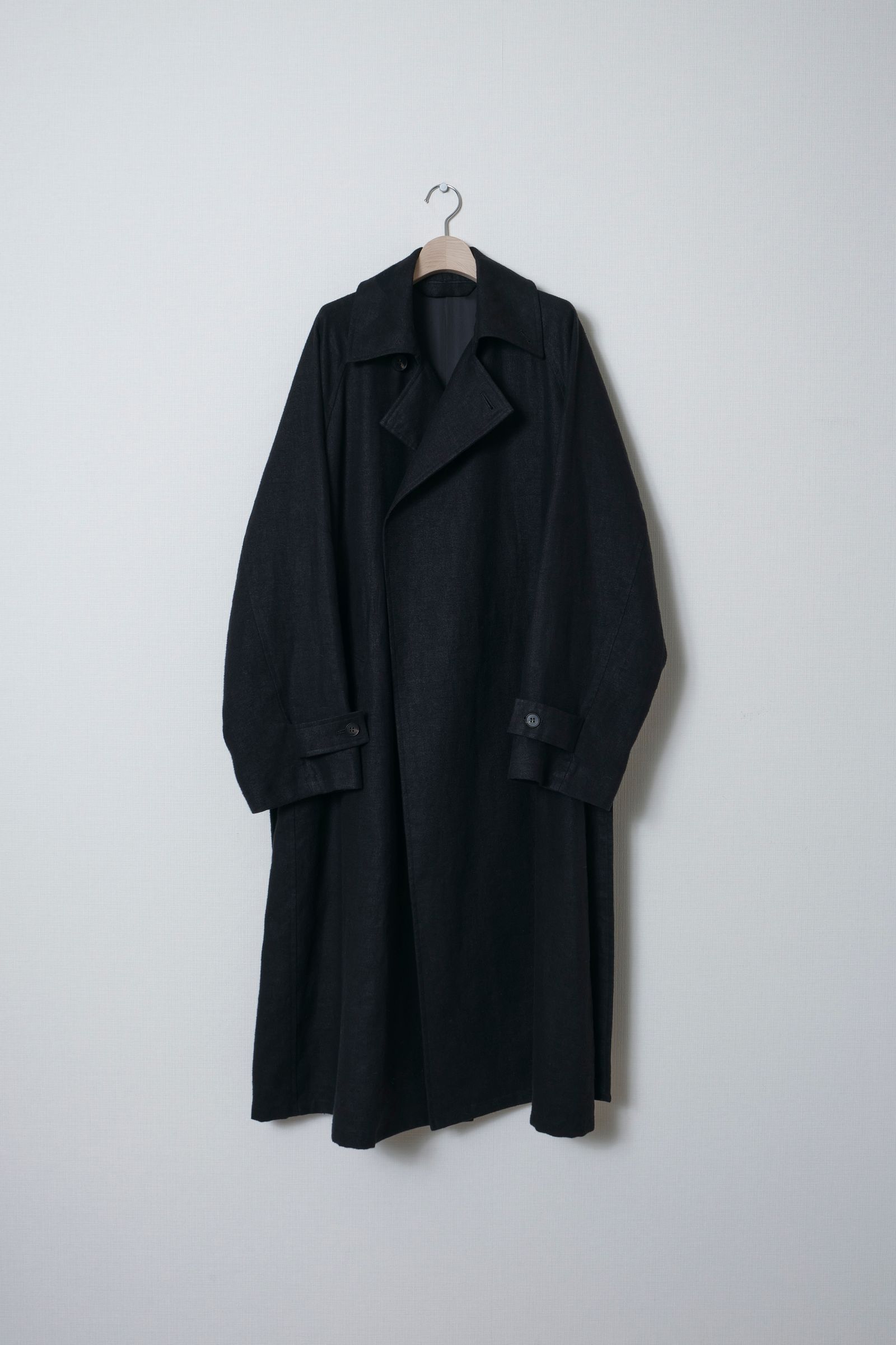 Hemp Oversize Coat（BLACK）