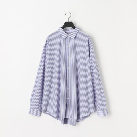 46G Stripe Atmosphere Shirt（SAX BLACK）